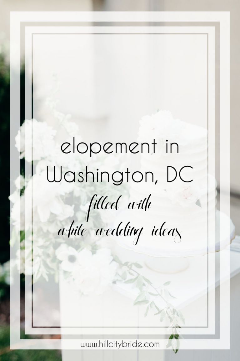 Cuộc vượt biên đáng yêu này ở DC được lấp đầy với những ý tưởng về đám cưới màu trắng