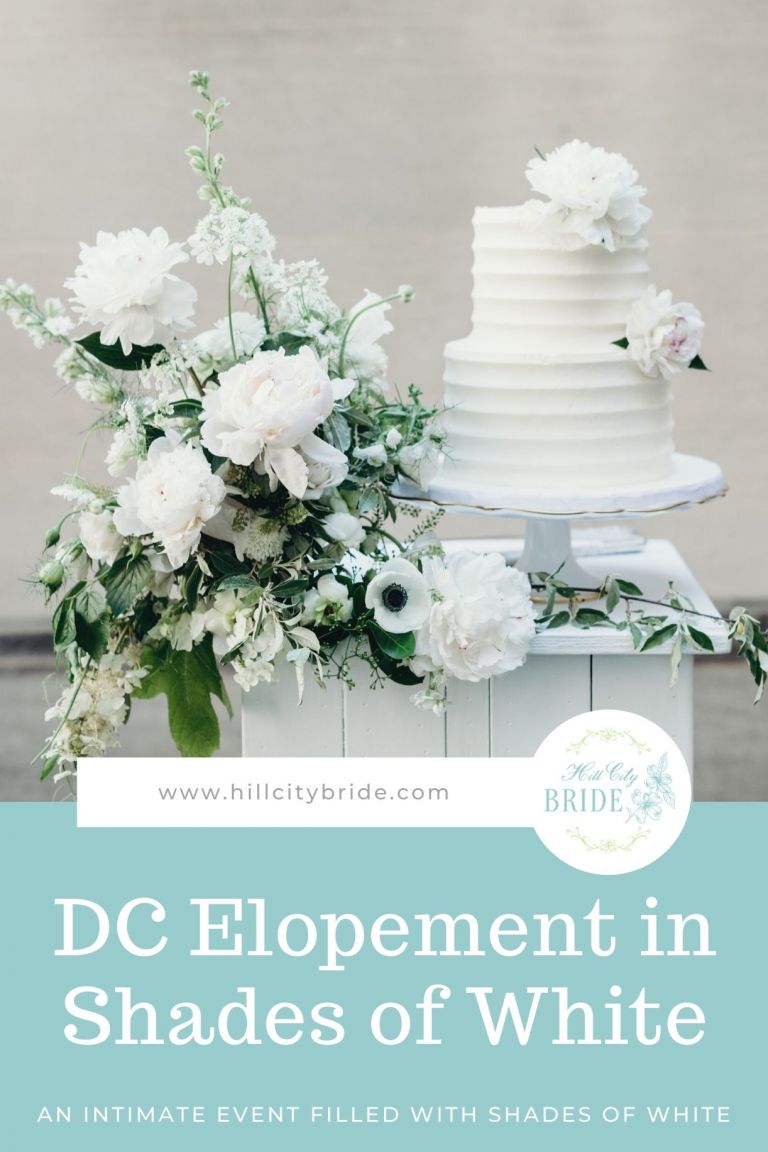 Cuộc vượt cạn đáng yêu này ở DC với ý tưởng đám cưới màu trắng