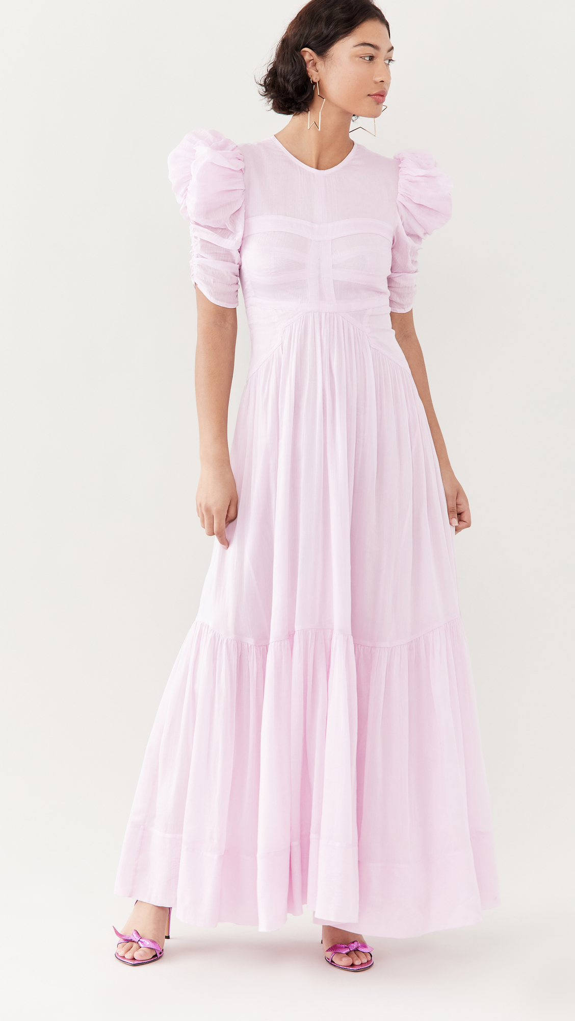 Isabel Marant Katici Wedding Dress Best Pink Wedding Dresses for 2021 2022 Brides Bridal Musings 1 - 30 chiếc áo dài cưới màu hồng dành cho cô dâu yêu thích sắc màu
