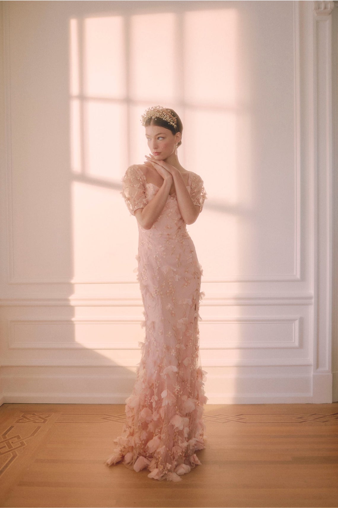 Marchesa Notte Pink Wedding Dress Best Pink Wedding Dresses for 2021 2022 Brides Bridal Musings 1 - 30 chiếc áo dài cưới màu hồng dành cho cô dâu yêu thích sắc màu