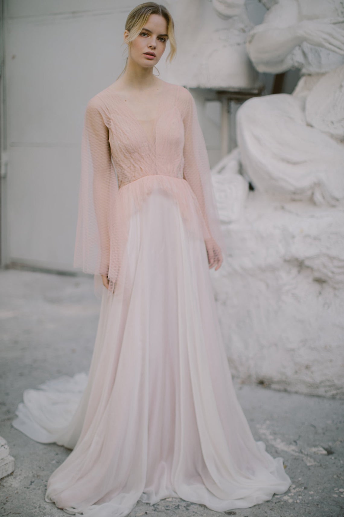 Mywony Bridal Blush Pink Wedding Dress Best Pink Wedding Dresses for 2021 2022 Brides Bridal Musings - 30 chiếc áo dài cưới màu hồng dành cho cô dâu yêu thích sắc màu