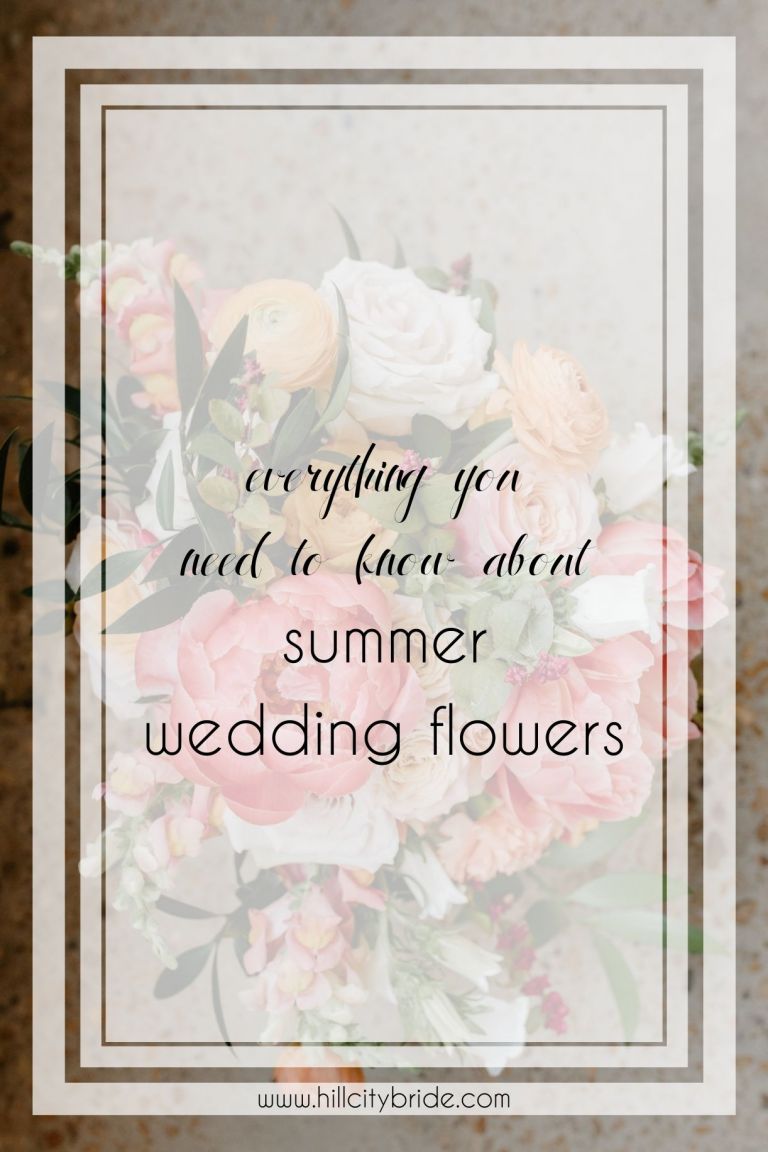 Everything You Need to Know About Summer Wedding Flowers