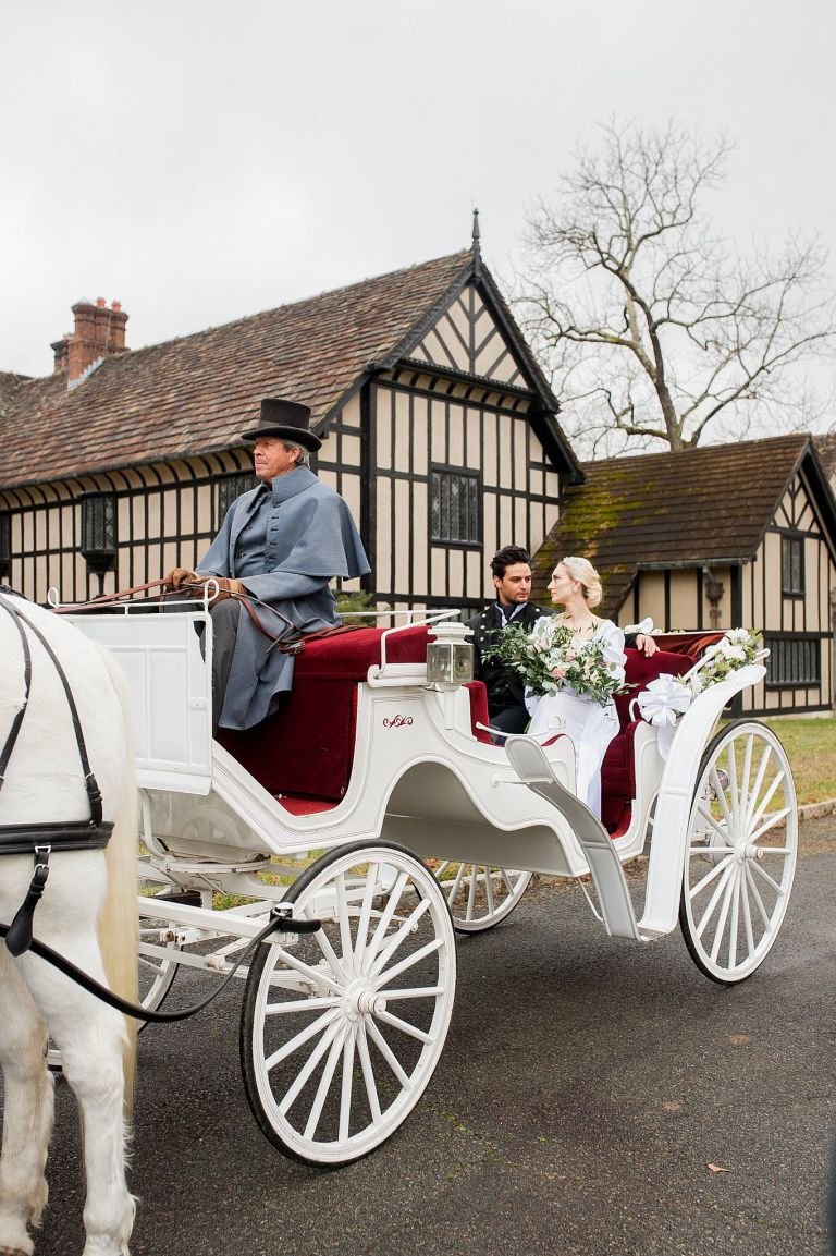 Bridgerton Wedding Horse and Carriage