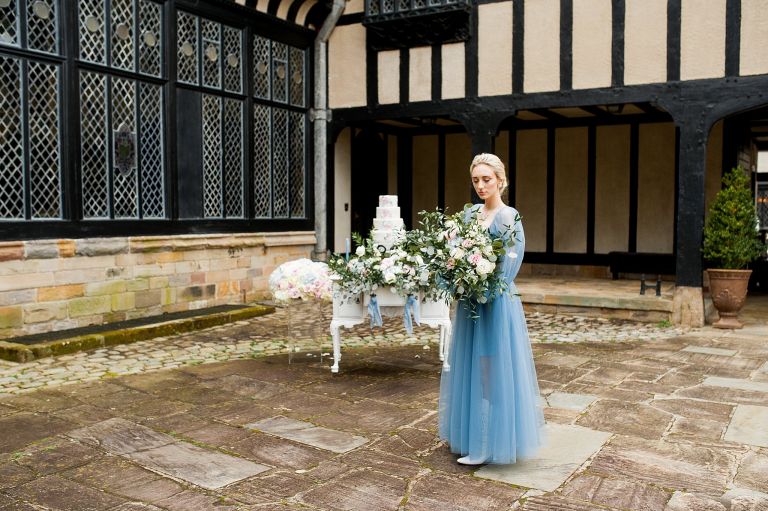 Bridgerton Wedding Dress Blue