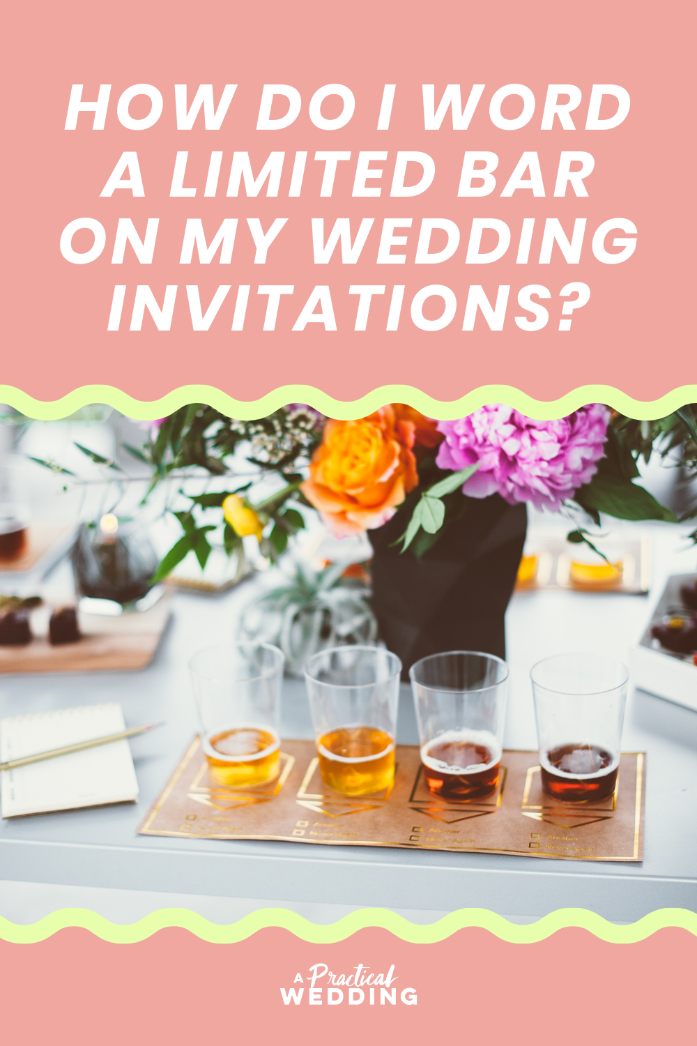 Limited Bar - Làm thế nào để tôi từ một vạch giới hạn cho lời mời đám cưới của tôi?