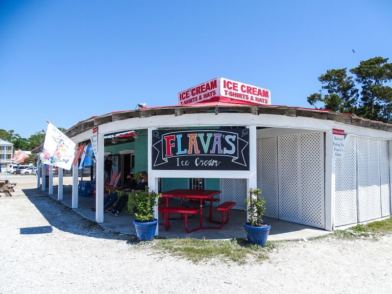 Flava's Ice Cream Southport NC