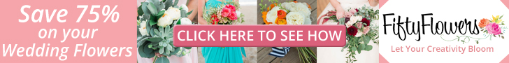 Save 75 on your wedding flowers 728x90 - 6 mẹo đơn giản về cách đổi tên sau khi kết hôn