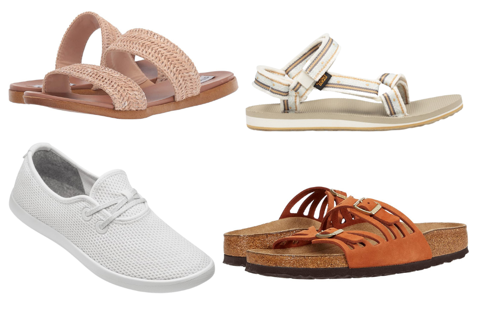 Women's shoes and sandals for honeymoon