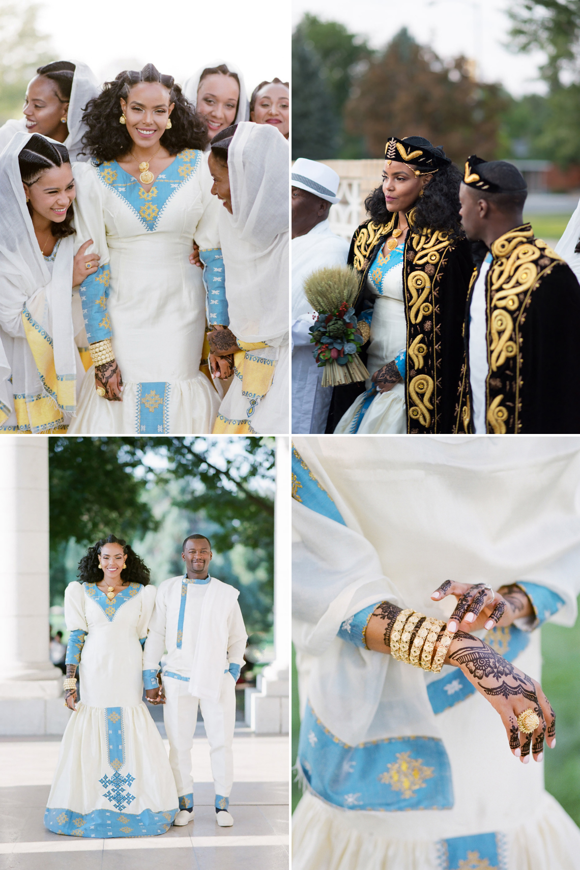 Ethiopian Wedding Dress Bridal Style Bridal Musings African Wedding Week Isabelle Kline Design Tamara Gruner Photography  - 8 kiểu váy cưới tuyệt đẹp từ khắp châu Phi
