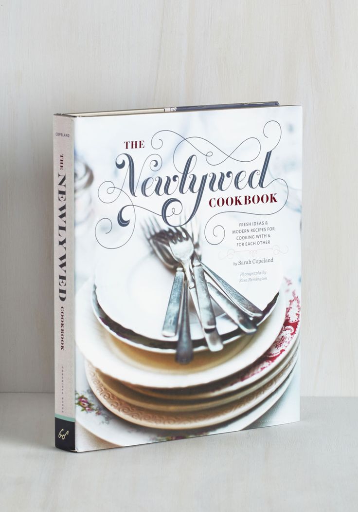 sách dạy nấu ăn mới cưới là một món quà kỷ niệm một năm hoàn hảo