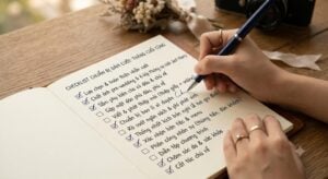 chuẩn bị đám cưới 1 tháng