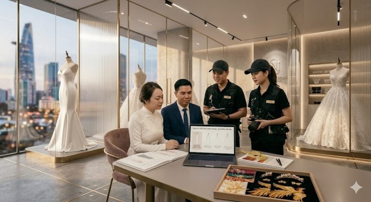 cách chọn váy cưới