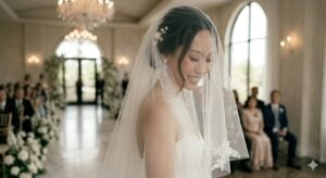 mạng che mặt cô dâu