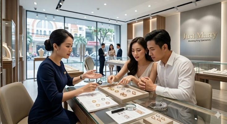 cách chọn nhẫn cưới đẹp