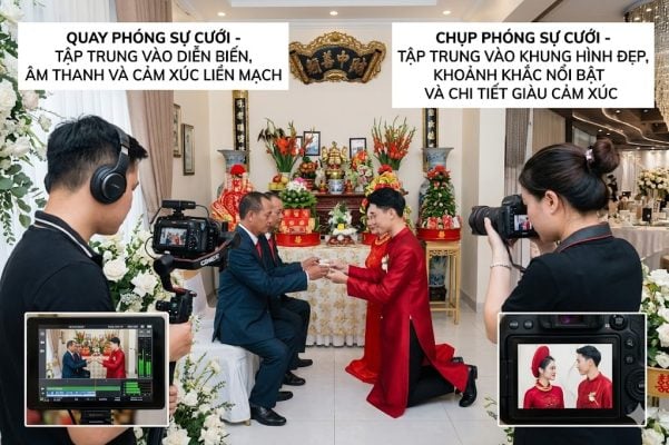 quay chụp phóng sự cưới