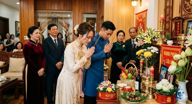 Kịch Bản Video Phóng Sự Cưới Lễ Gia Tiên