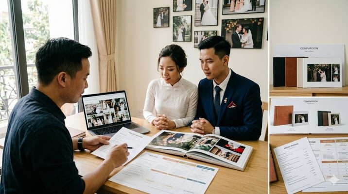 giá chụp phóng sự cưới