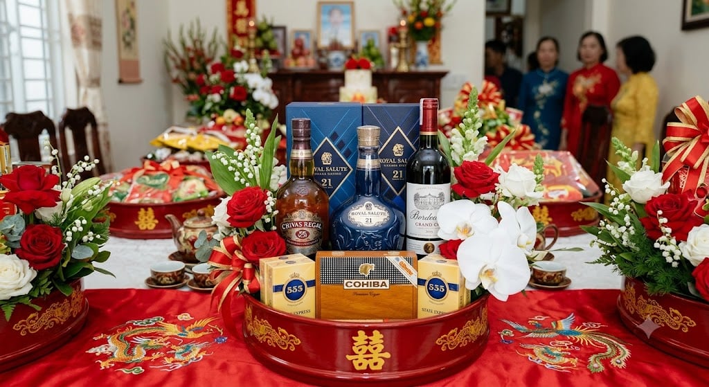tráp rượu thuốc lá