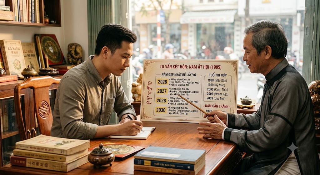 Nam 1995 lấy vợ năm nào đẹp