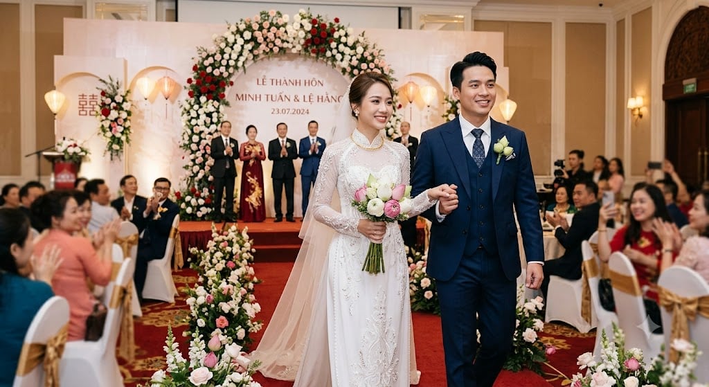 trang phục lễ thành hôn