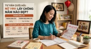 nữ 1991 lấy chồng năm nào đẹp