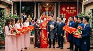 trang phục lễ vu quy