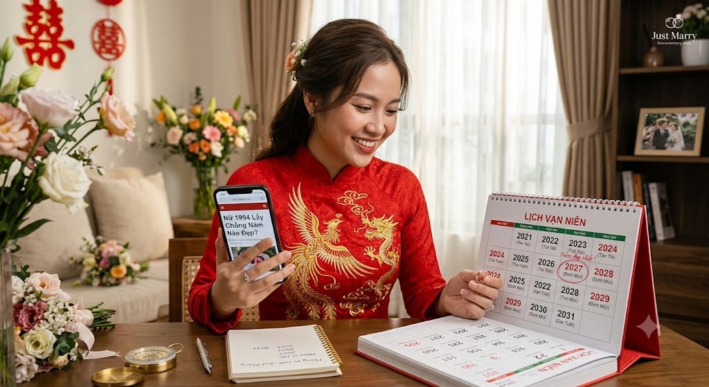 nữ 1994 lấy chồng năm nào đẹp