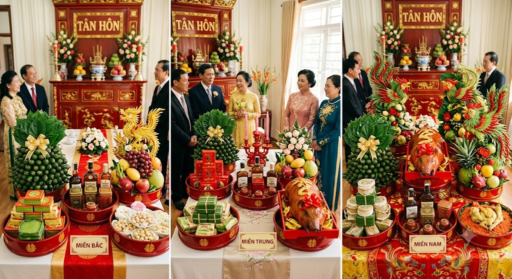 mâm quả lễ tân hôn